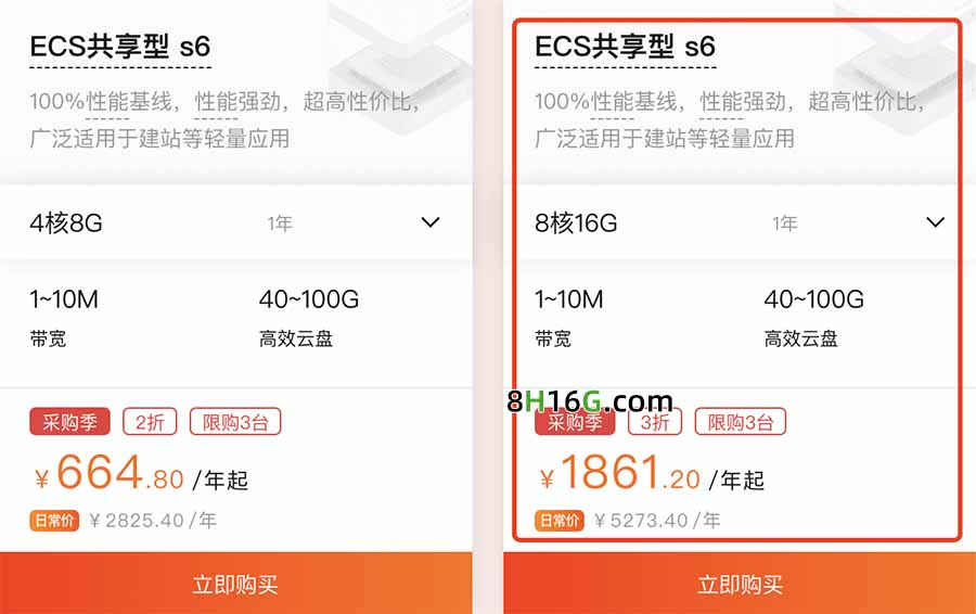阿里云服务器8核16G